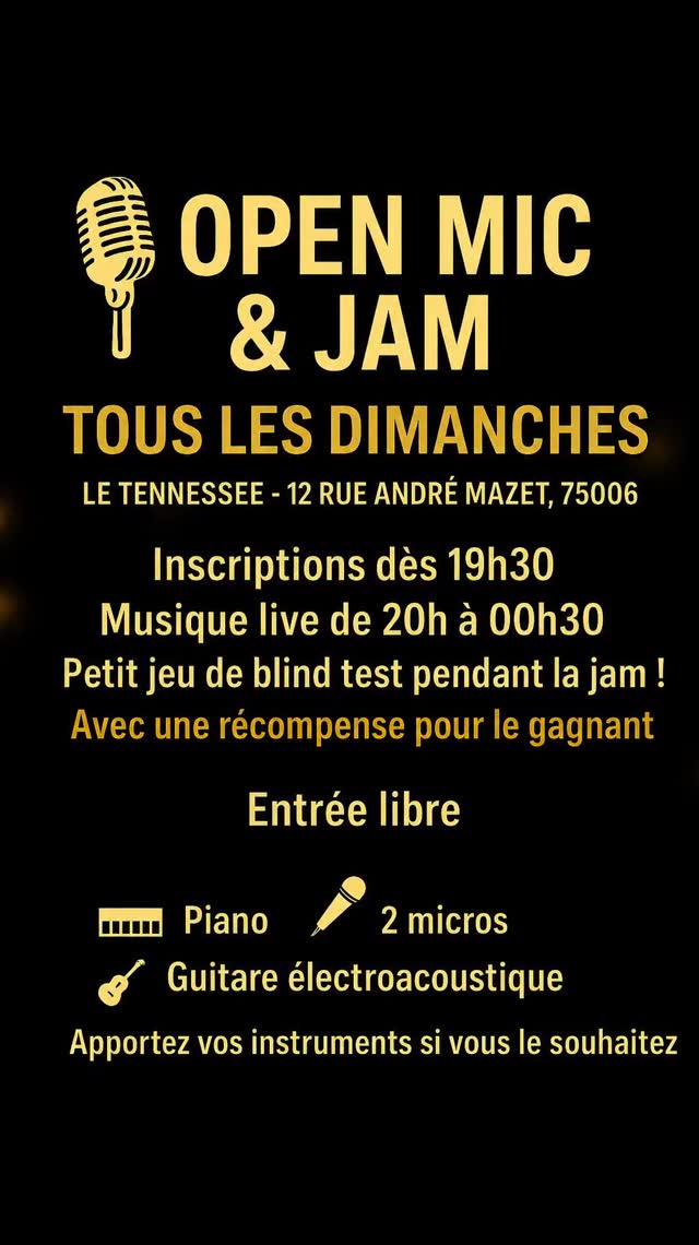 OPEN MIC & JAM