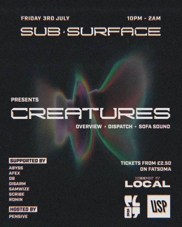 SUB•SURFACE presents CREATURES