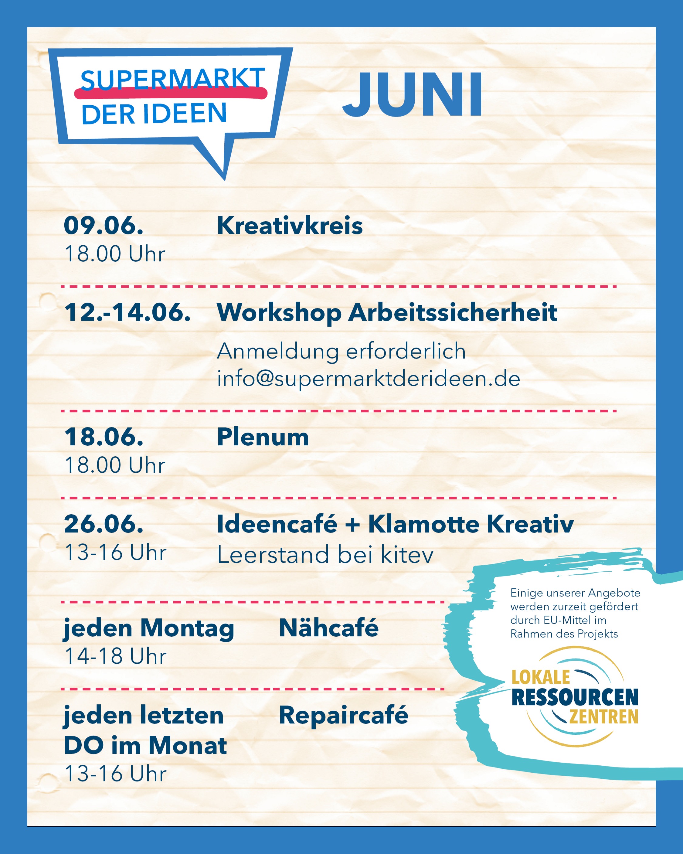 Supermarkt der Ideen