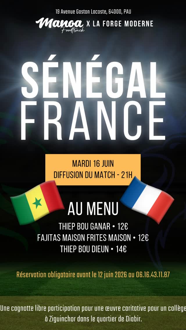 France - Sénégal sur grand écran