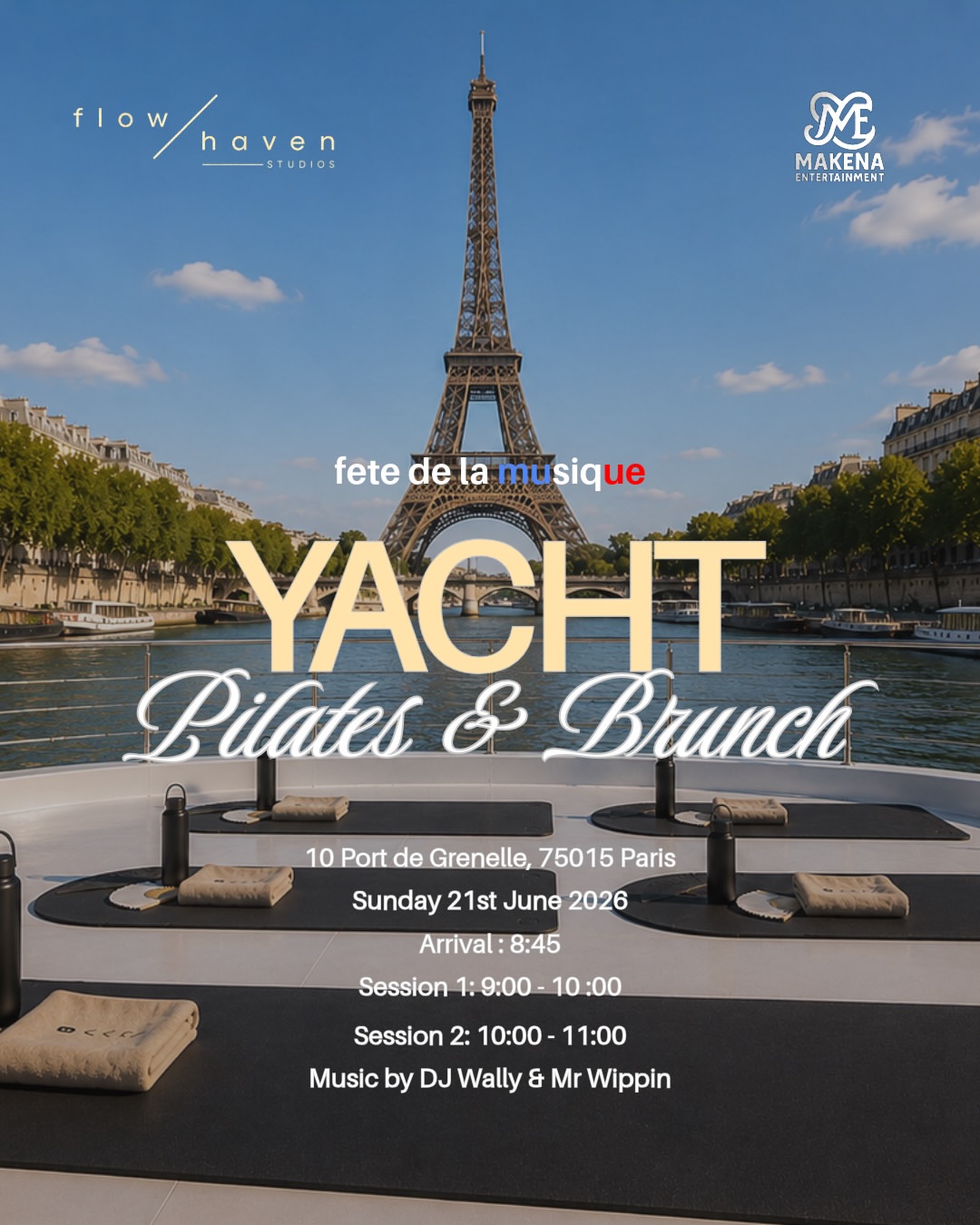 Yacht Pilates & Brunch