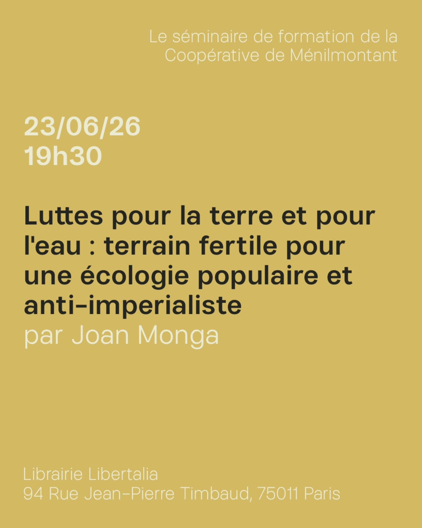 Coopérative de Ménilmontant
