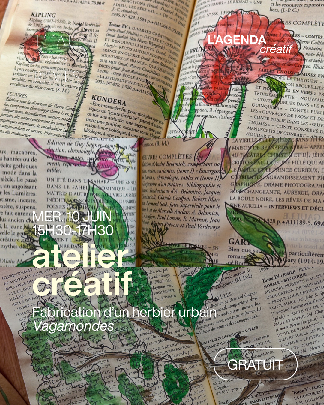 Atelier de fabrication d'un herbier urbain — Vagamondes
