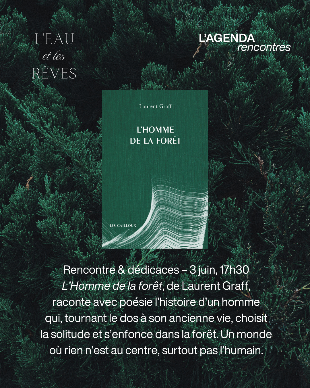 Rencontre littéraire Laurent Graff — L'Homme de la forêt